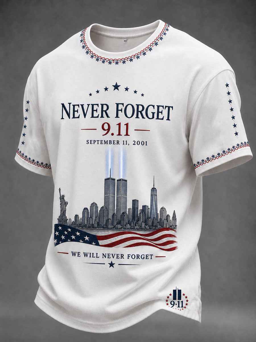 Men's Never Forget 9.11 Short sleeves t-shirt