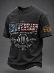 Men's American Patriot Day Short Sleeves T-shirt gracestitchs