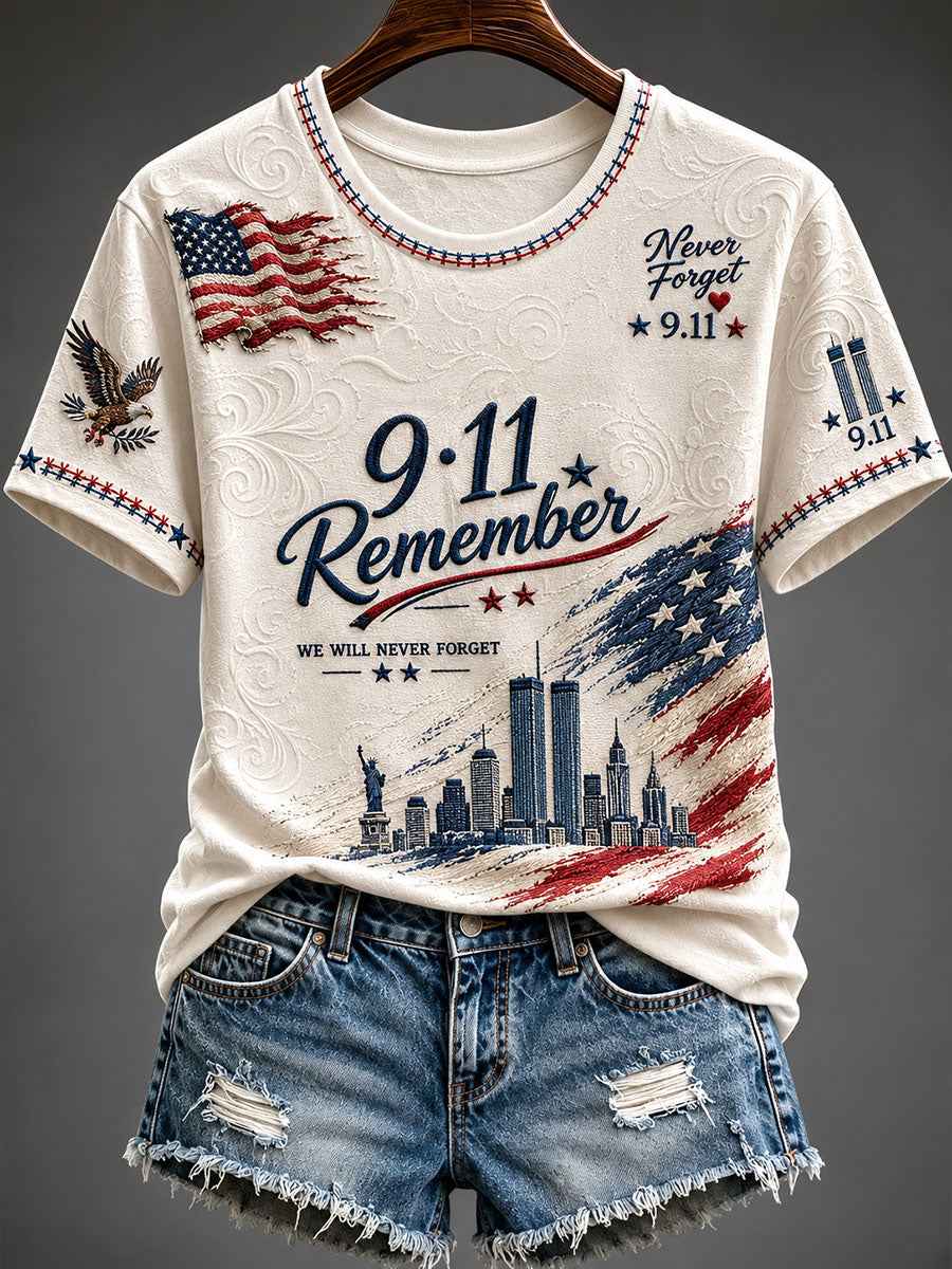Women's 9.11 Remember Short-sleeved T-shirt