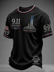 Men's 9.11 Never Forget We Remember Short Sleeves T-shirt
