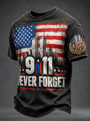 Men's America's 9/11 Patriot Day Short Sleeves T-shirt gracestitchs