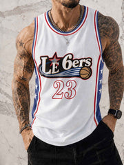Men's Basketball 23 Printed Racket Vest