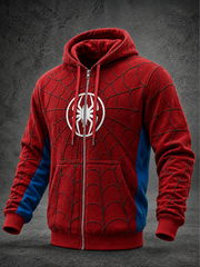 Men's Spider-Man Movies hooded pocket sweater gracestitchs