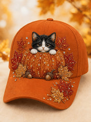 Unisex Fall Animal Print Cap gracestitchs