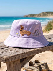 Floral Dachshund Bucket Hats gracestitchs
