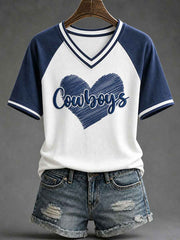 Women's Game Day Football Casual T-Shirt