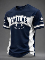 Men's Football Gameday Gift For Football Fans Casual Tee gracestitchs