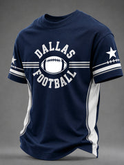 Men's Football Gameday Gift For Football Fans Casual Tee gracestitchs