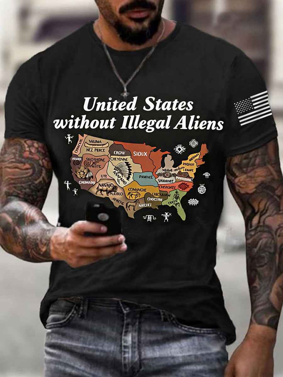 Men's United States Without Illegal Aliens Tee