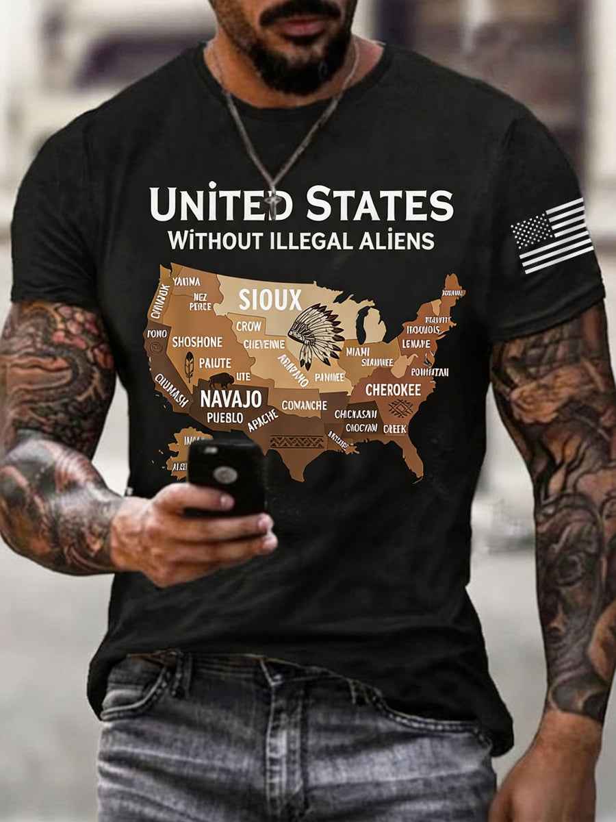 Men's United States Without Illegal Aliens Tee