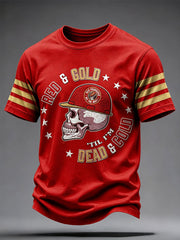 Men's Football Lover San Francisco Faithful Art Printed T-shirt gracestitchs