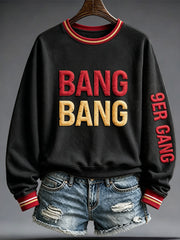 Women's Football Lover San Francisco Faithful Art Printed Sweatshirt gracestitchs