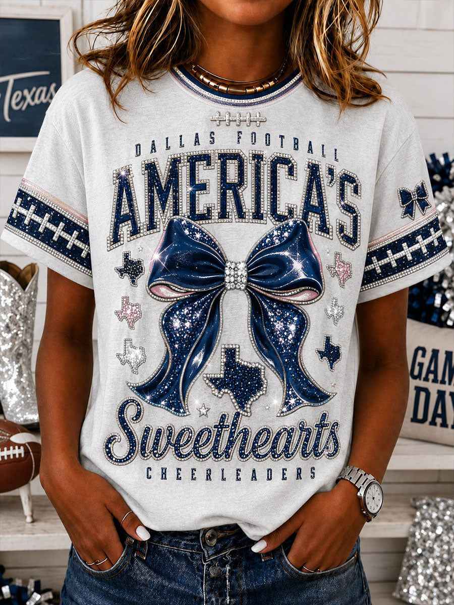 Women's Football Short-sleeved T-shirt