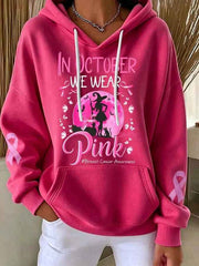 Women's In October We Wear Pink Hoodie