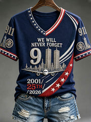 Women's We Will Never Forget 9 11 September 11 polo shirt gracestitchs