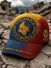 Unisex Colombia Strong Pray For Colombia Hat gracestitchs