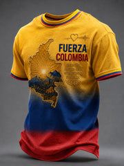 Men's FUERZA COLOMBIA Printed T-shirt gracestitchs