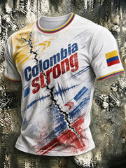 Men's Colombia Strong Printed T-shirt gracestitchs