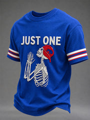 Men's Football Lover Buffalo Print Casual Tee gracestitchs