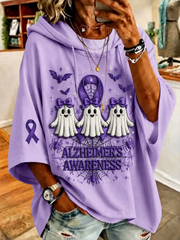 Women’s Alzheimer's Awareness Hoodie gracestitchs