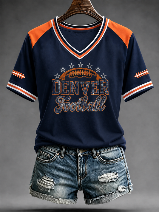 Women's Football Fans Gameday short-sleeved T-shirt gracestitchs