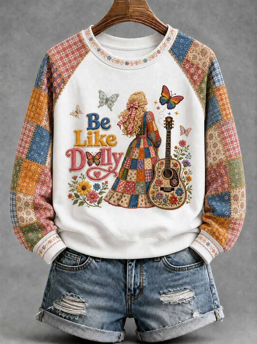 Women’s Country Music Queen Print Casual Sweatshirt