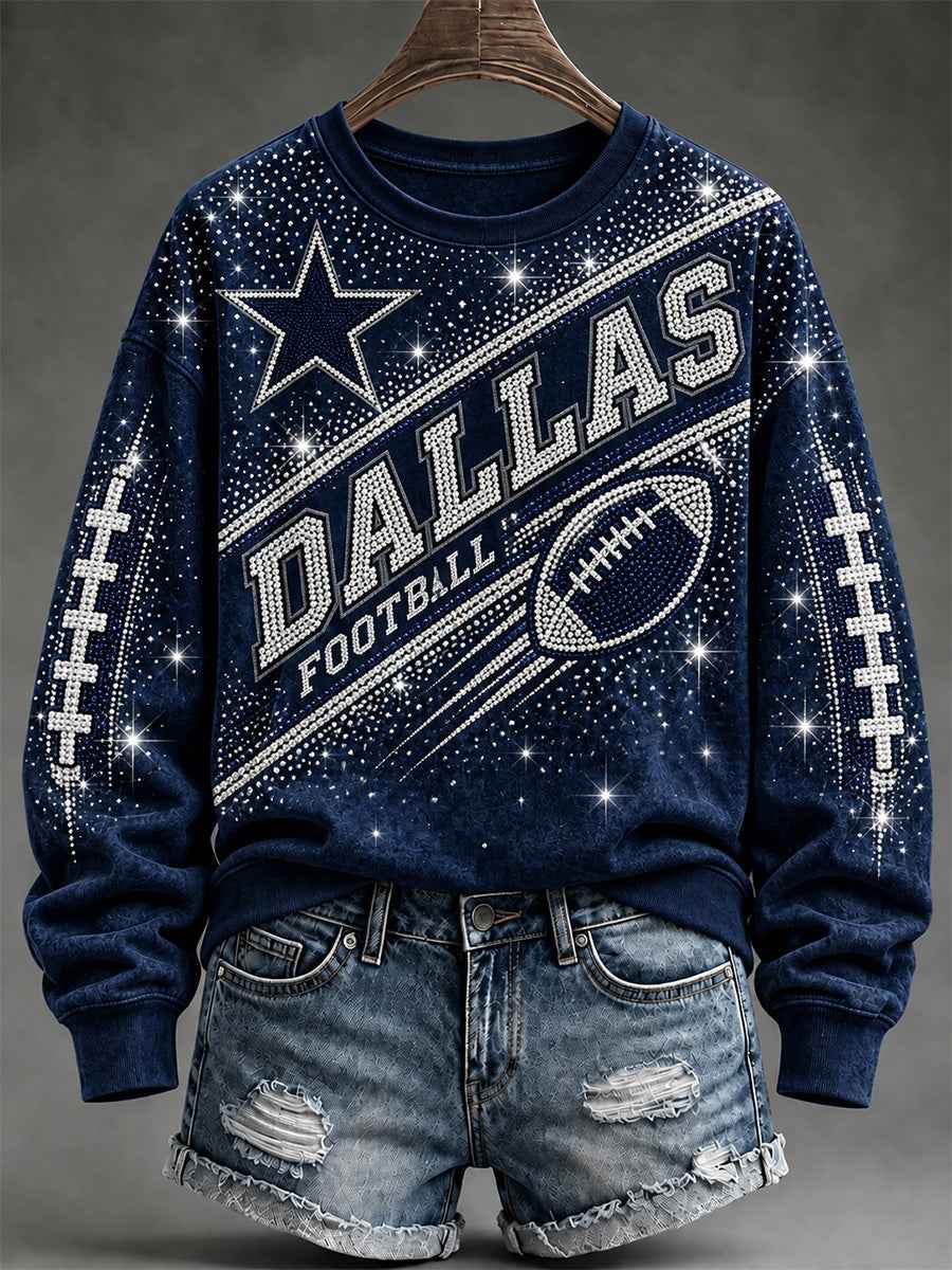 Women's Football Gameday Gift For Football Fans Casual Sweatshirt