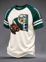 Men's Football Gameday Gift For Football Fans Casual Tee