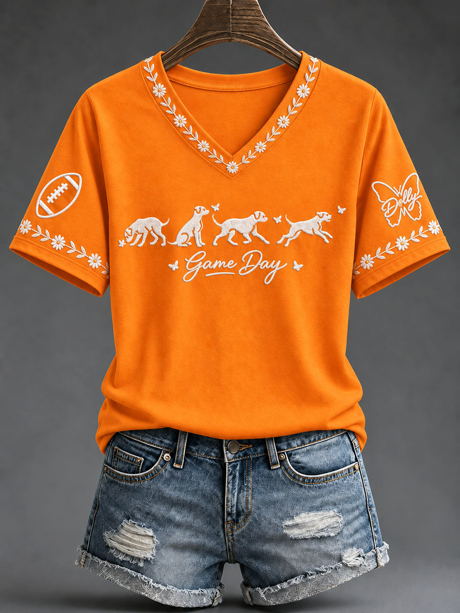 Women's Tennessee Football Game Day Casual T-shirt