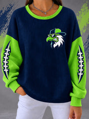 Women's Football Gameday Gift For Football Fans Casual Sweatshirt