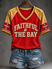 Women's Football Gameday Gift For Football Fans Short Sleeve T-shirt gracestitchs