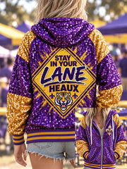 Women's "STAY IN YOUR LANE, HEAUX" Jackets gracestitchs