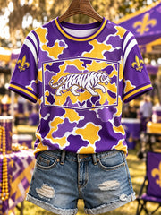 Women's College Football Fan T-Shirts gracestitchs