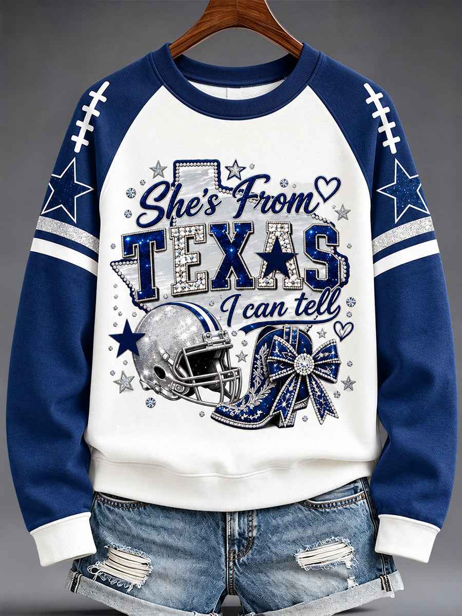 Women's Football Gameday Gift For Football Fans Casual Sweatshirt