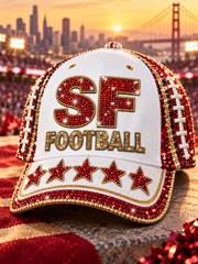 Unisex Football Gameday Gift For Football Fans round neck Hat gracestitchs