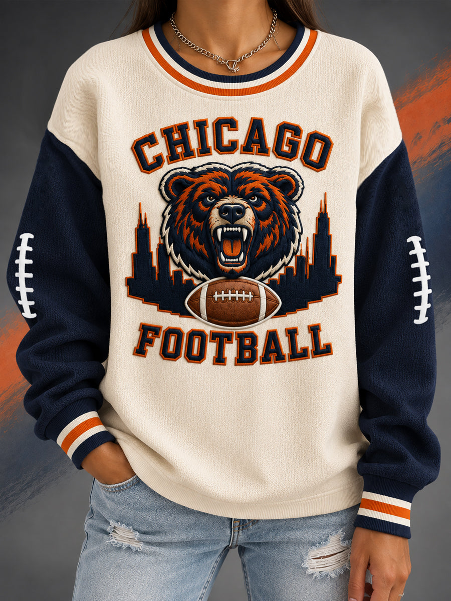 Women's Football Gameday Gift For Football Fans Casual Sweatshirt gracestitchs