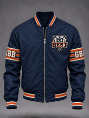 Men's Football Gameday Gift For Football Fans Zipper Jacket gracestitchs