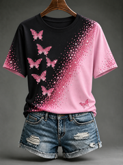Women's Breast Cancer Short-sleeved T-shirt gracestitchs