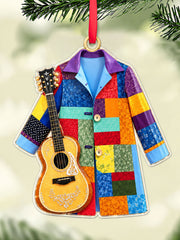 Colorful jacket and country music-style guitar hanging ornament gracestitchs