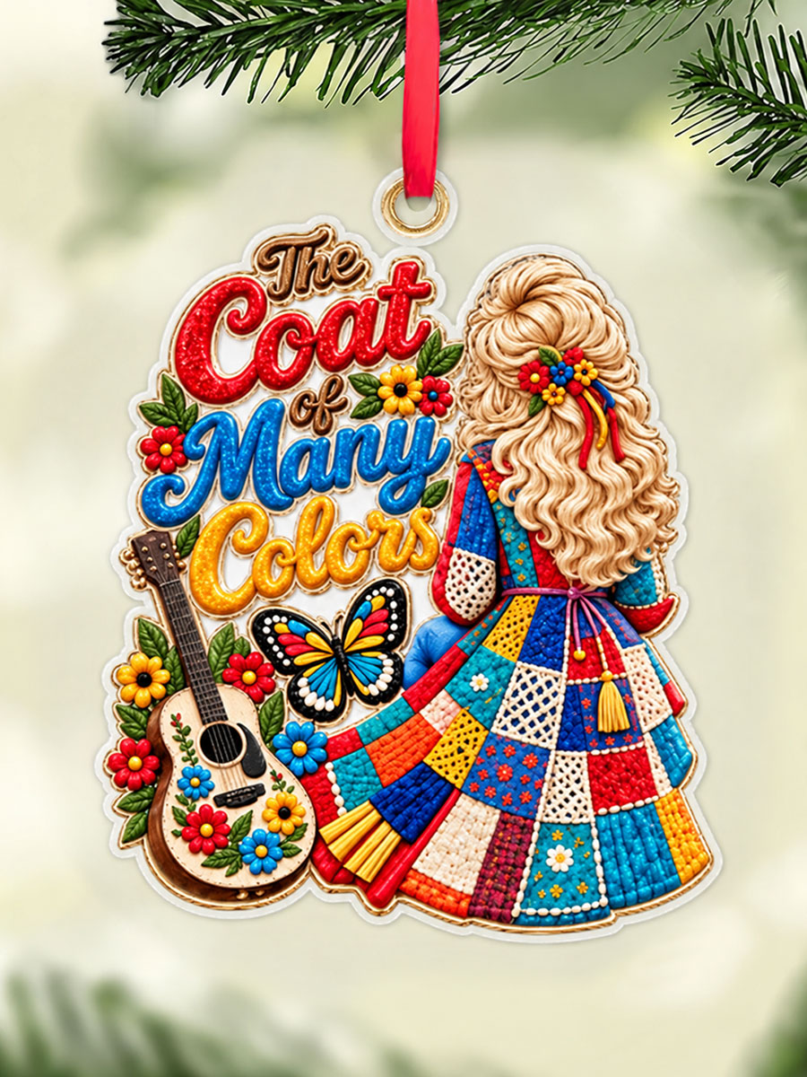 "Coat of Many Colors" country music wall hanging gracestitchs