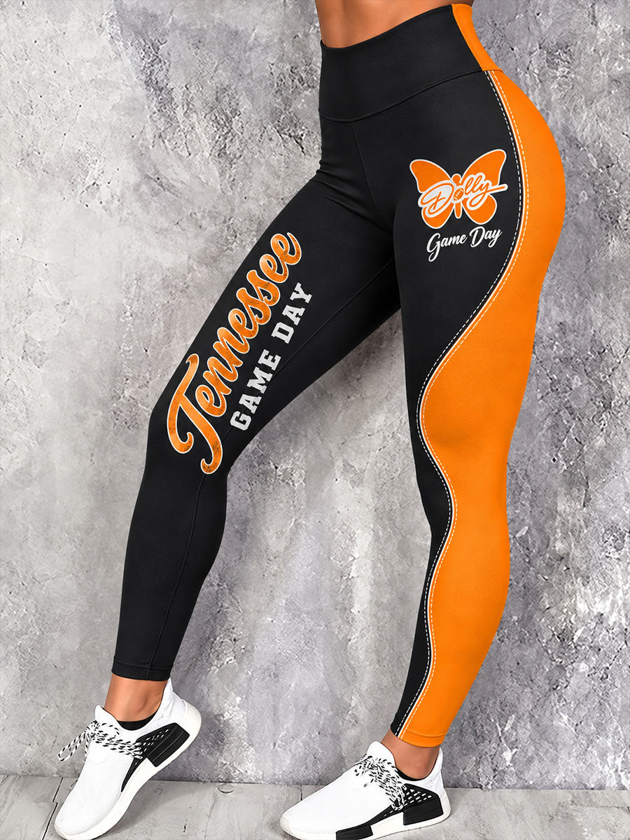 Women's Game Day Football Printed Casual Bottoms gracestitchs