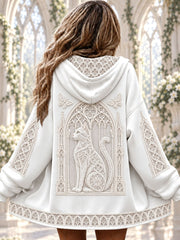 Women's Floral Cat Jackets gracestitchs