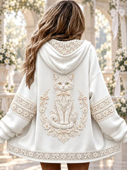 Women's Floral Cat Jackets gracestitchs