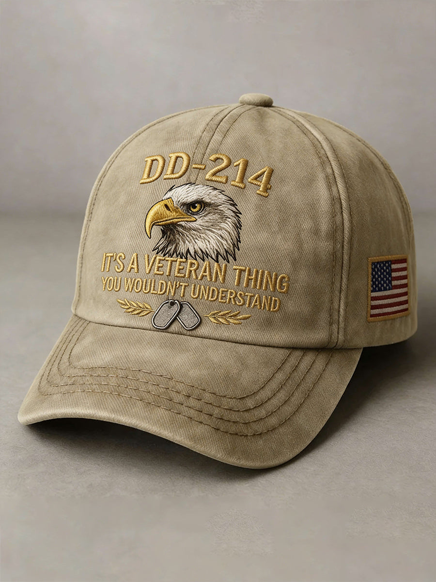 Unisex It's a veteran thing DD-214 Veteran Hat gracestitchs