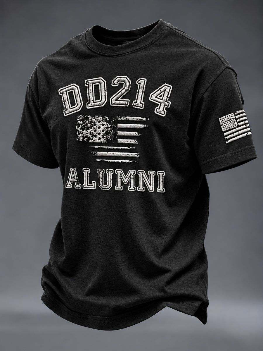 Men's Veteran Pride DD-214 Printed T-shirt gracestitchs