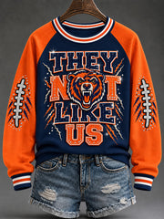 Women's Football Gameday Gift For Football Fans Casual Sweatshirt gracestitchs