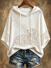Women's Floral Dachshund Hoodies gracestitchs
