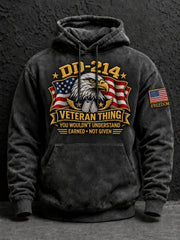 Men's Veterans Day Printed Hoodie gracestitchs