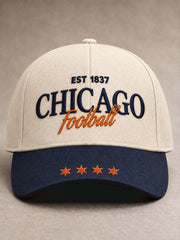 Unisex Chicago Football Lover Printed Hat gracestitchs