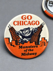 Chicago Football Lover Printed Pins gracestitchs